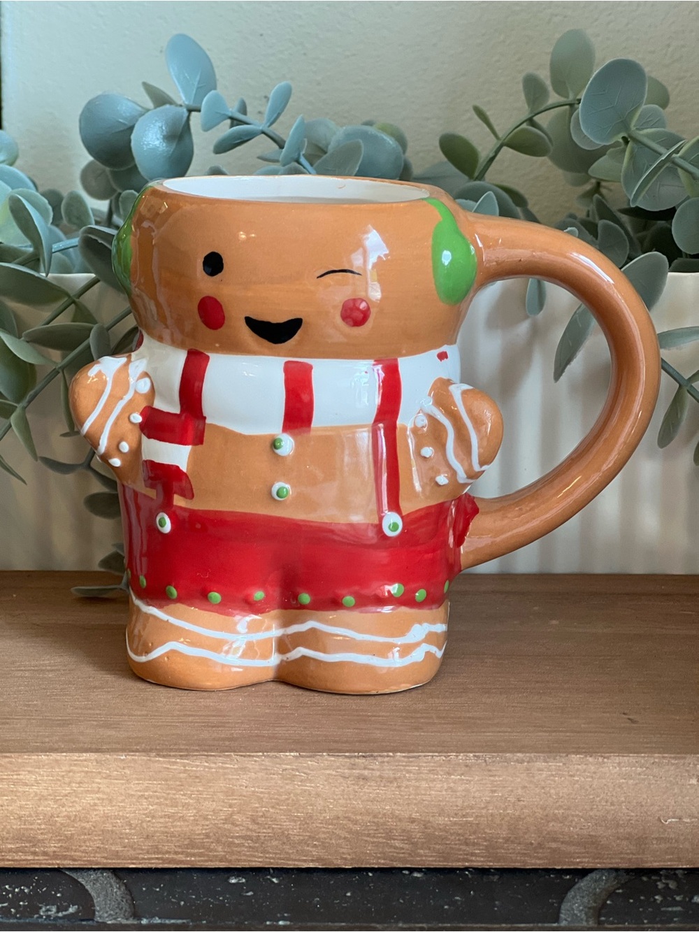 Gingerbread Man Ceramic Mug